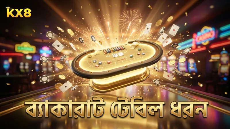 ব্যাকারাট টেবিলের ধরন বুঝে সঠিক খেলা শুরু করা উচিত