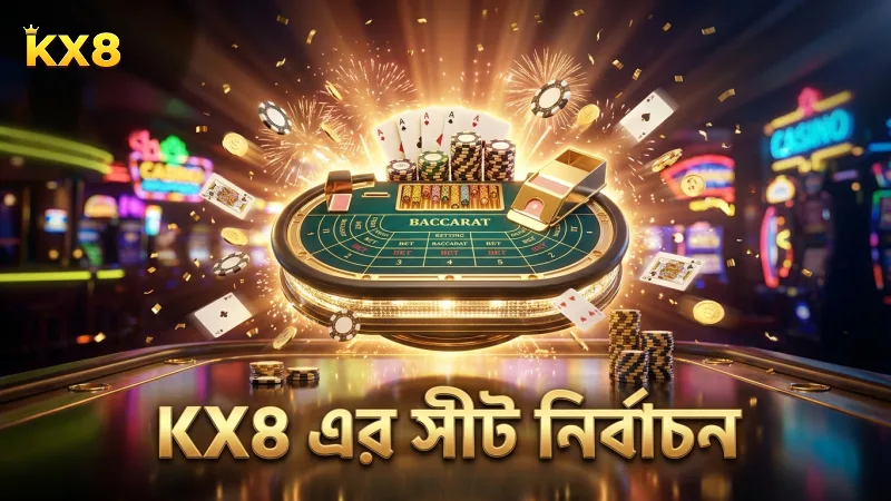 KX8 প্ল্যাটফর্মে সীট নির্বাচন করে সুবিধাজনক অবস্থান নিশ্চিত করা যায়