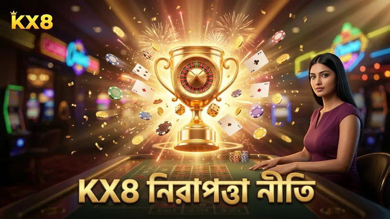 KX8 প্ল্যাটফর্মে নিরাপত্তা ও দায়িত্বশীল গেমিং নীতি