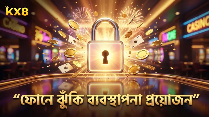 ফোনে খেলার সময় সঠিক ঝুঁকি ব্যবস্থাপনা অপরিহার্য।