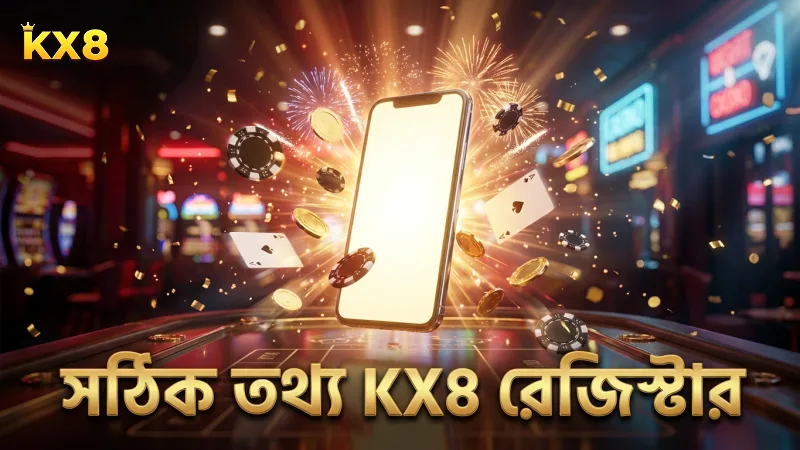 KX8 অ্যাকাউন্ট রেজিস্টার করার জন্য সঠিক তথ্য সংগ্রহ অপরিহার্য।