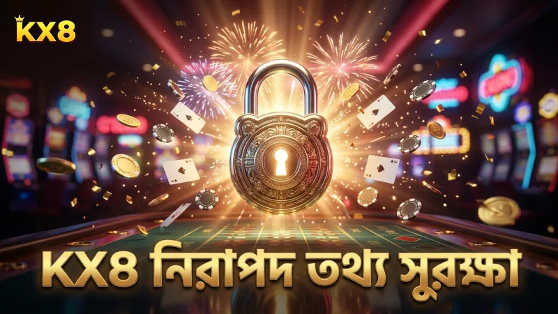 KX8 নিরাপত্তা ব্যবস্থা ব্যবহারকারীর তথ্য সুরক্ষিত রাখে।
