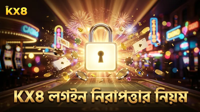 KX8 লগইন প্রক্রিয়ায় নিরাপত্তার মৌলিক নিয়মগুলি।