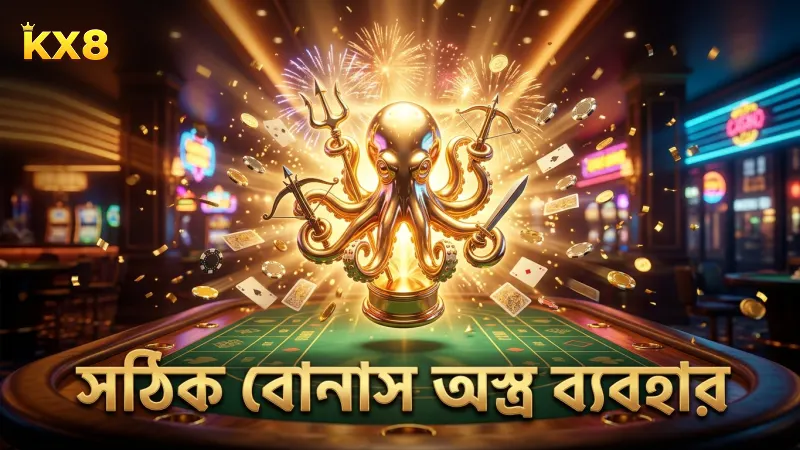 মেগা অক্টোপাস বোনাস ও অস্ত্র ব্যবহারে সাবধানতা অবলম্বন করুন
