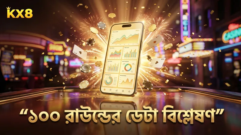 ১০০ রাউন্ডের ডেটা থেকে কৌশলগত তথ্য পাওয়া যায়।