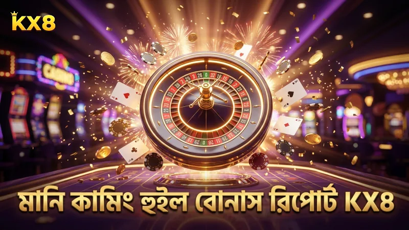 মানি কামিং গেমে হুইল বোনাসের সরাসরি স্পিন রিপোর্ট