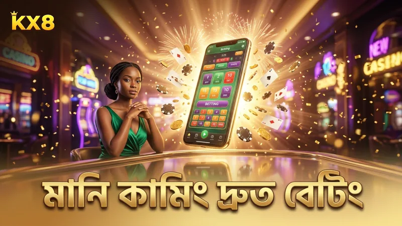 মোবাইল ফোনে মানি কামিং বেটিংয়ের সুবিধাজনক গতি