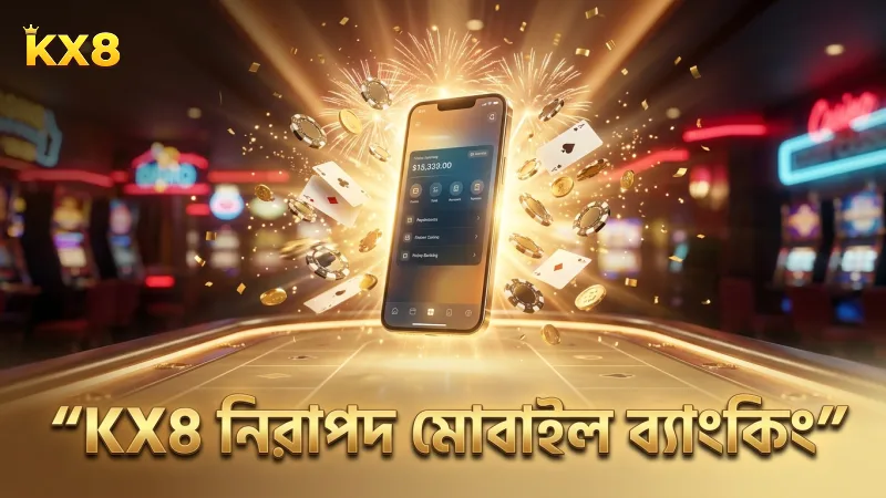 KX8 প্ল্যাটফর্মে স্থানীয় মোবাইল ব্যাংকিং সমর্থিত ও নিরাপদ।