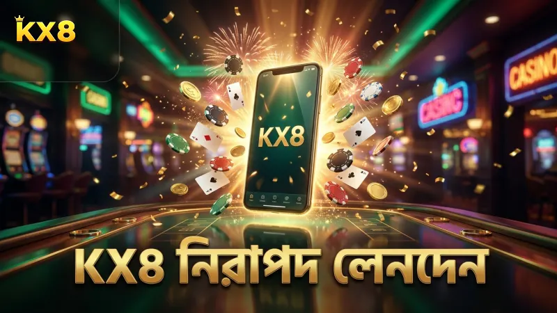 নিরাপদ ডিপোজিট ও দ্রুত উইথড্রয়ের জন্য KX8 প্ল্যাটফর্ম