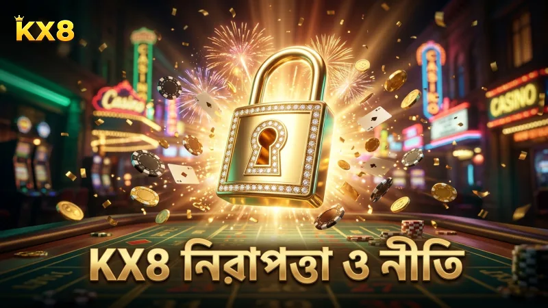 KX8 এর SSL এনক্রিপশন ও দায়িত্বশীল গেমিং নীতি নিশ্চিত করে নিরাপত্তা