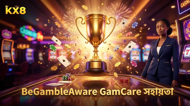 BeGambleAware ও GamCare পার্টনারশিপের মাধ্যমে সহায়তা নিশ্চিত।