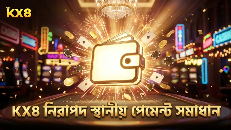 স্থানীয় ই-ওয়ালেট ও ব্যাংক পেমেন্টের মাধ্যমে দ্রুত লেনদেন নিশ্চিত করে KX8।